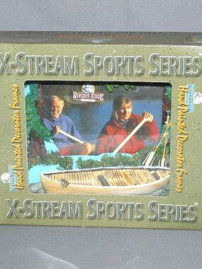 X-Stream Sports Series Hand Painted Designer Frame Canoe Trees NEW